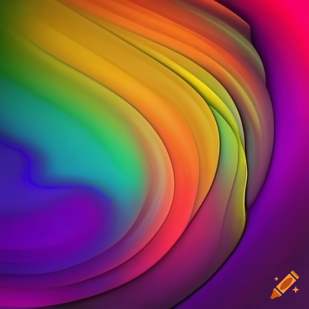 colorful background with purple, blue, red, green, yellow, and orange
