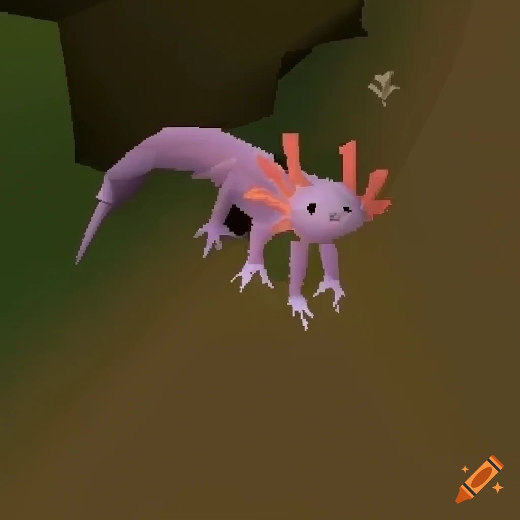 image of an Axolotl from OSRS