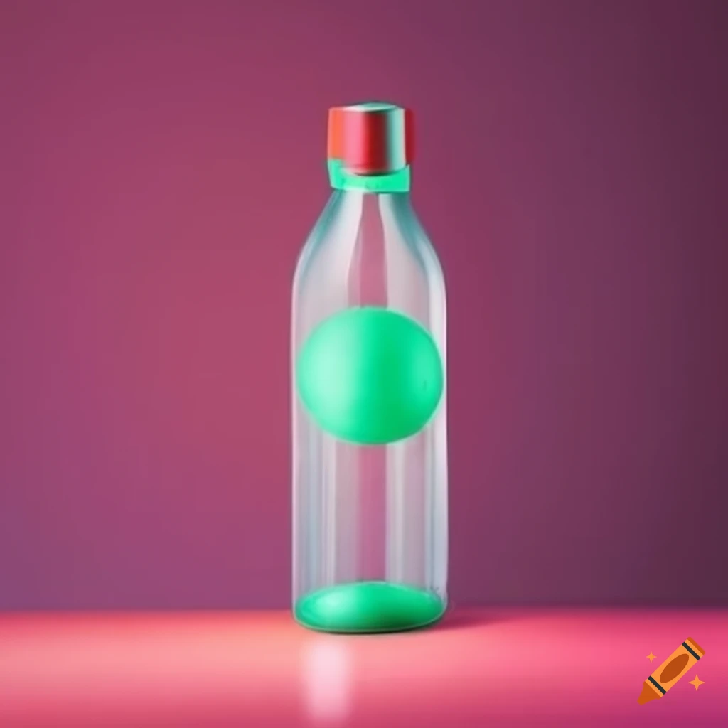 Eco friendly Glass Water Bottle For Drinking On Craiyon