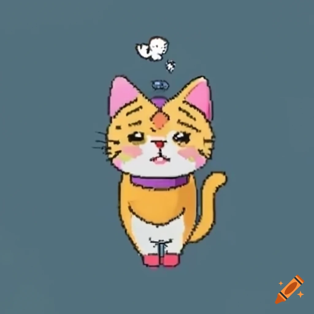 Pixilart - Cute cat by Roblox-Guest