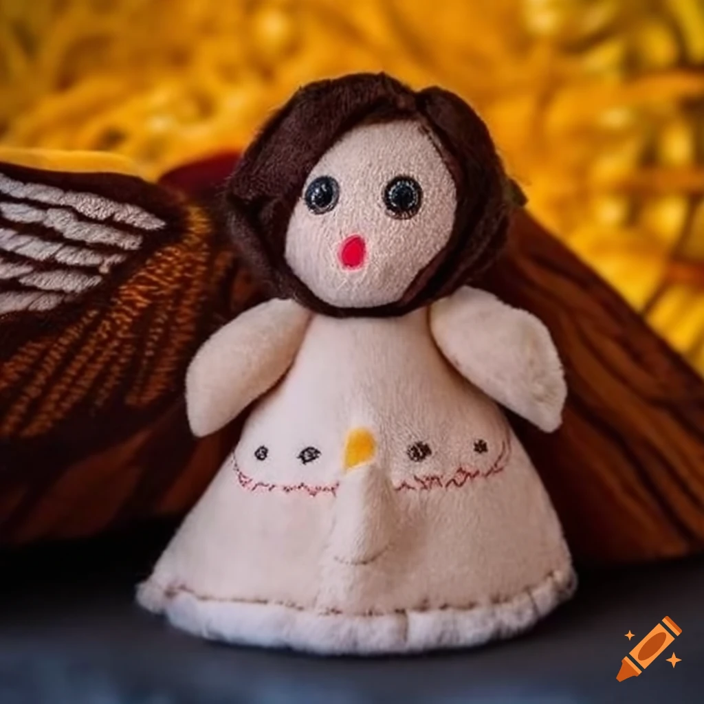 Orthodox Byzantine style angel plushie