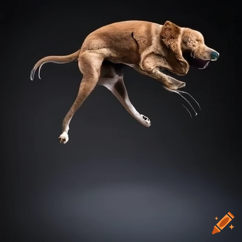 Iron dog in flight