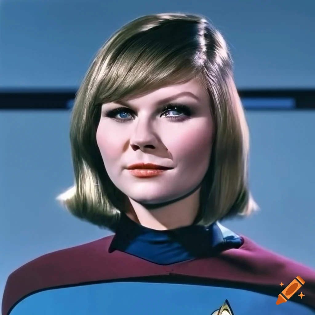 Kirsten Dunst In Classic Star Trek Uniform 