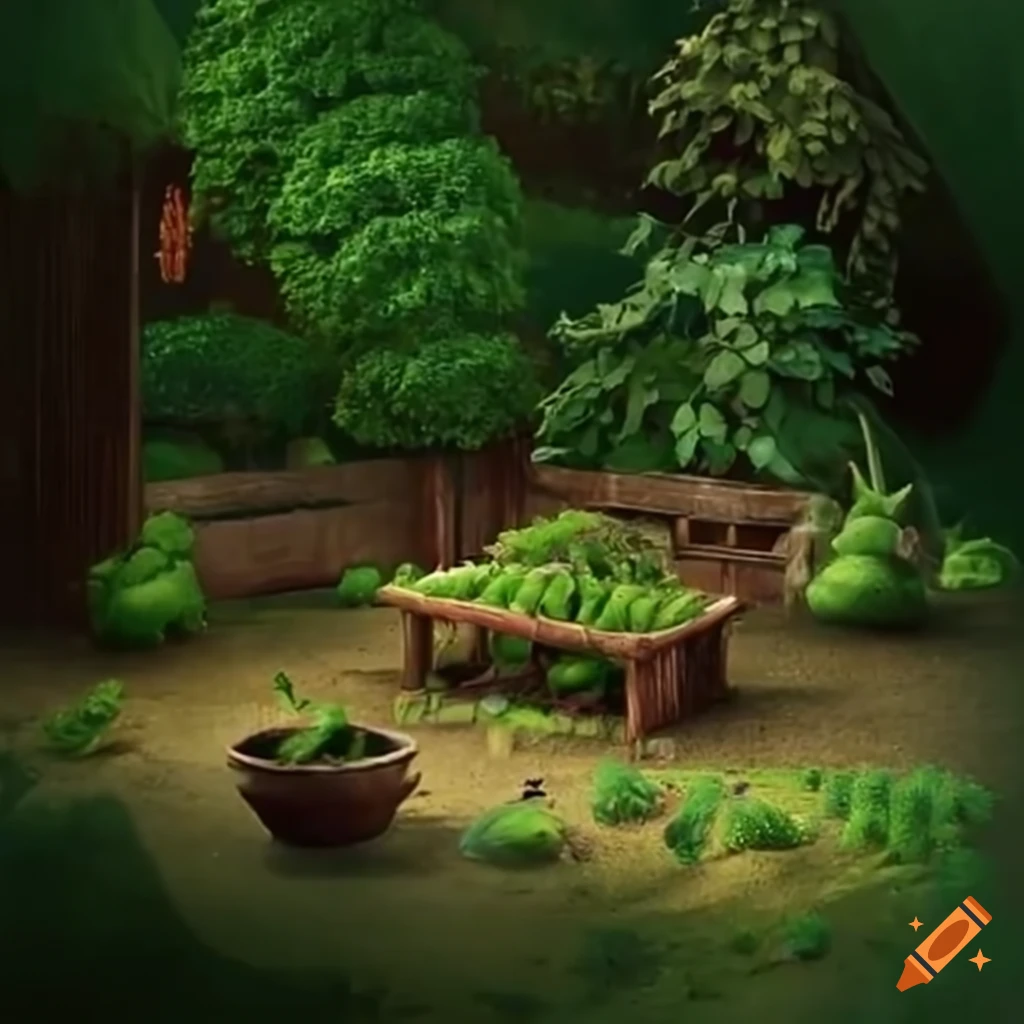 image of a potager garden