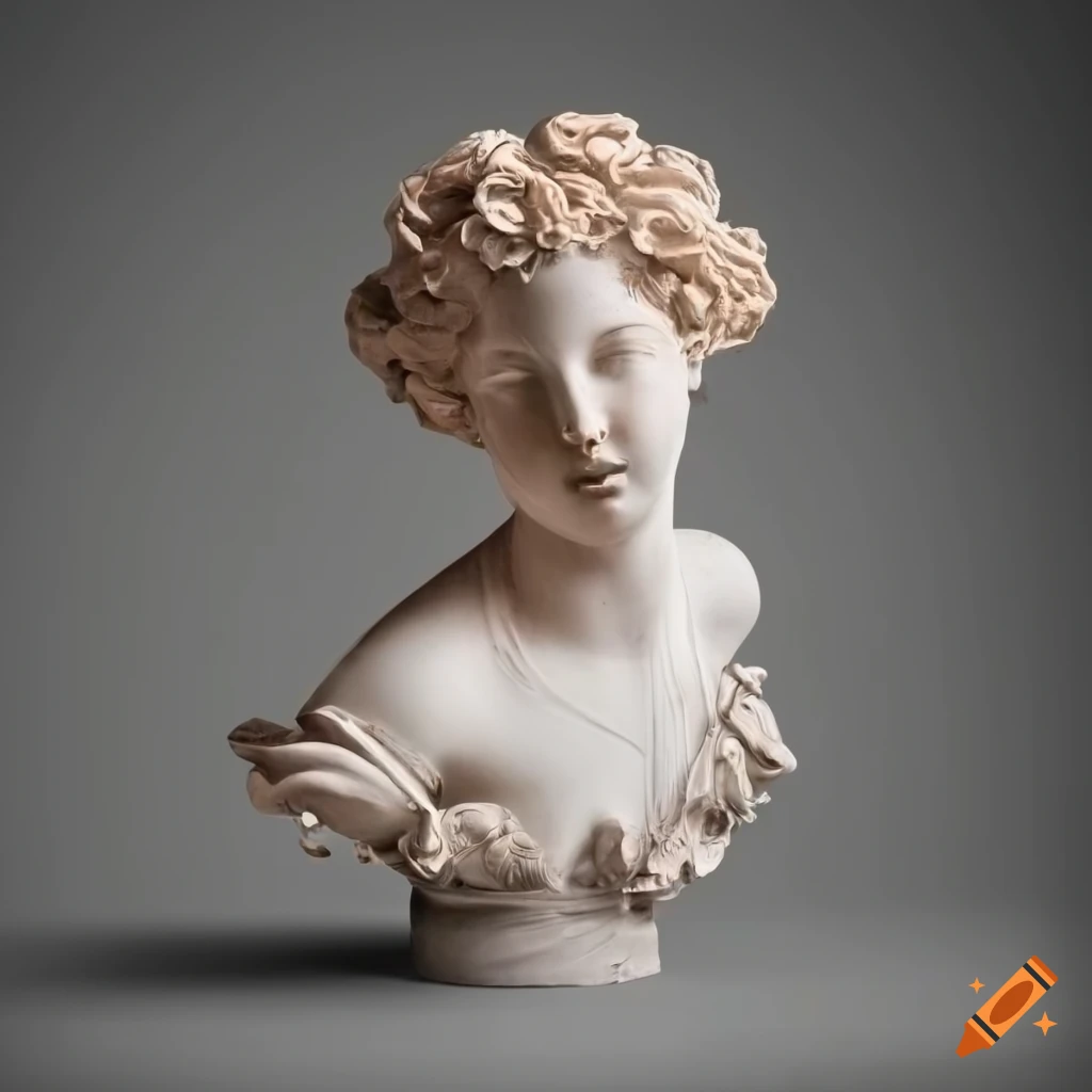 sculpture of a young female in the style of Ganymede