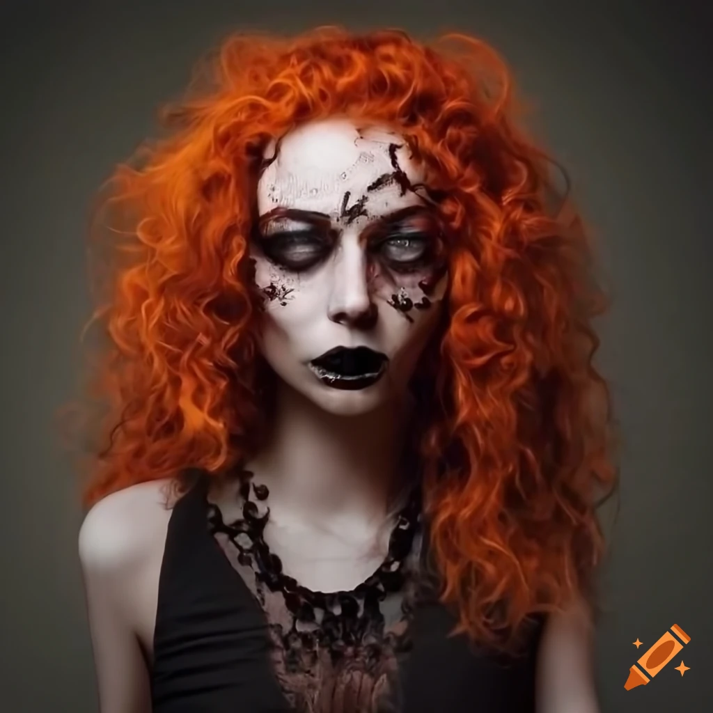 Orange hair witch