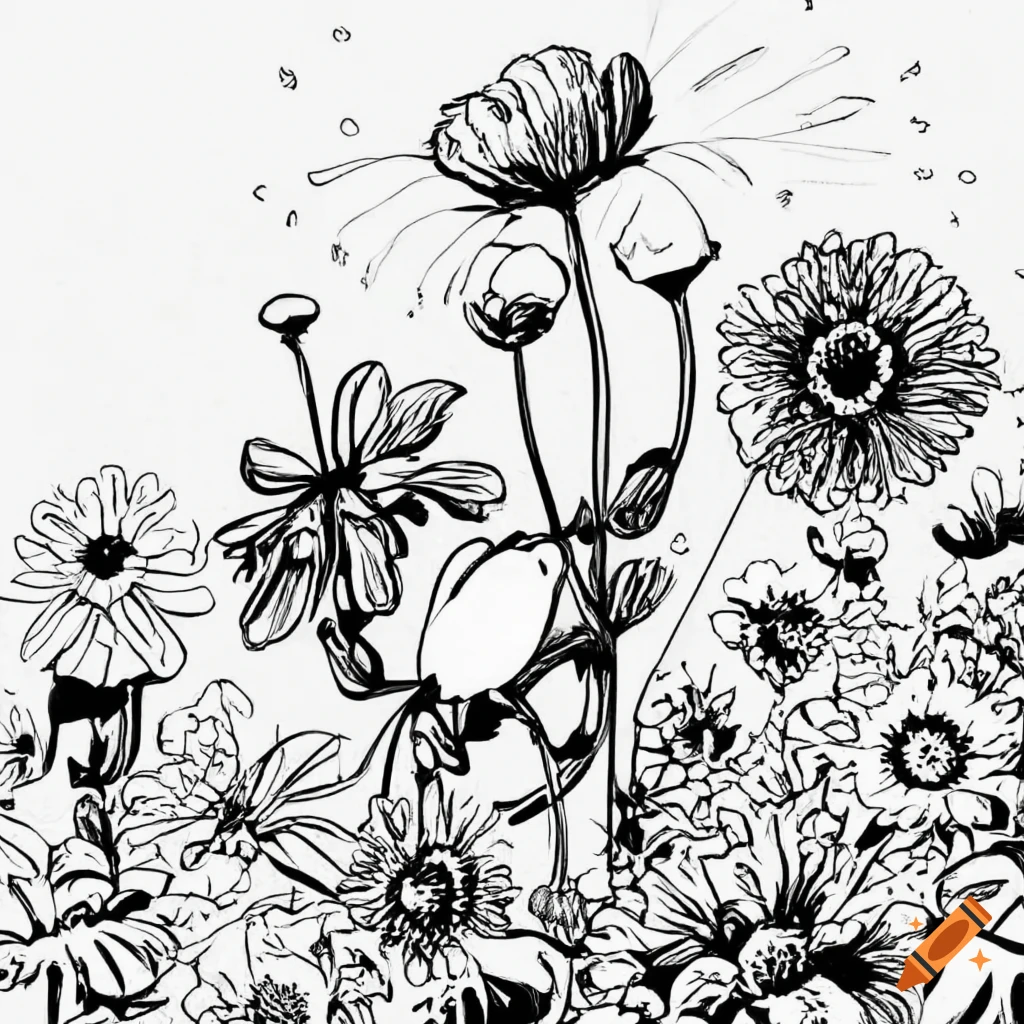 Flower Garden Cartoon Images - Free Download on Freepik