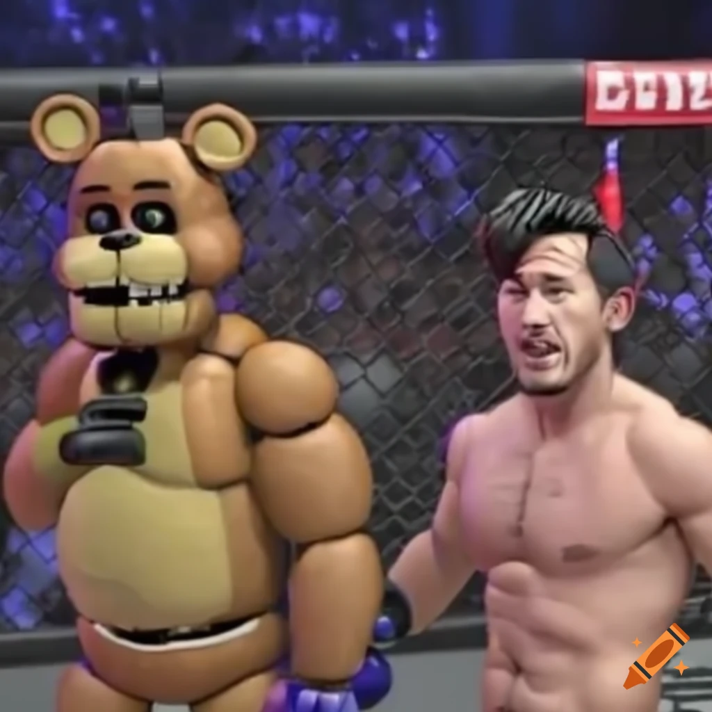 Markiplier and Freddy Fazbear MMA fight