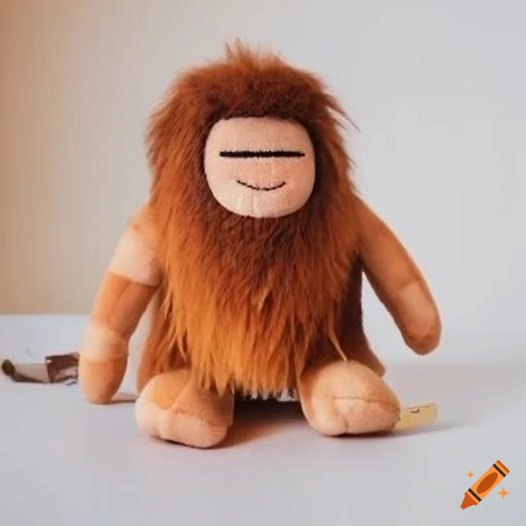 cute plush caveman toy