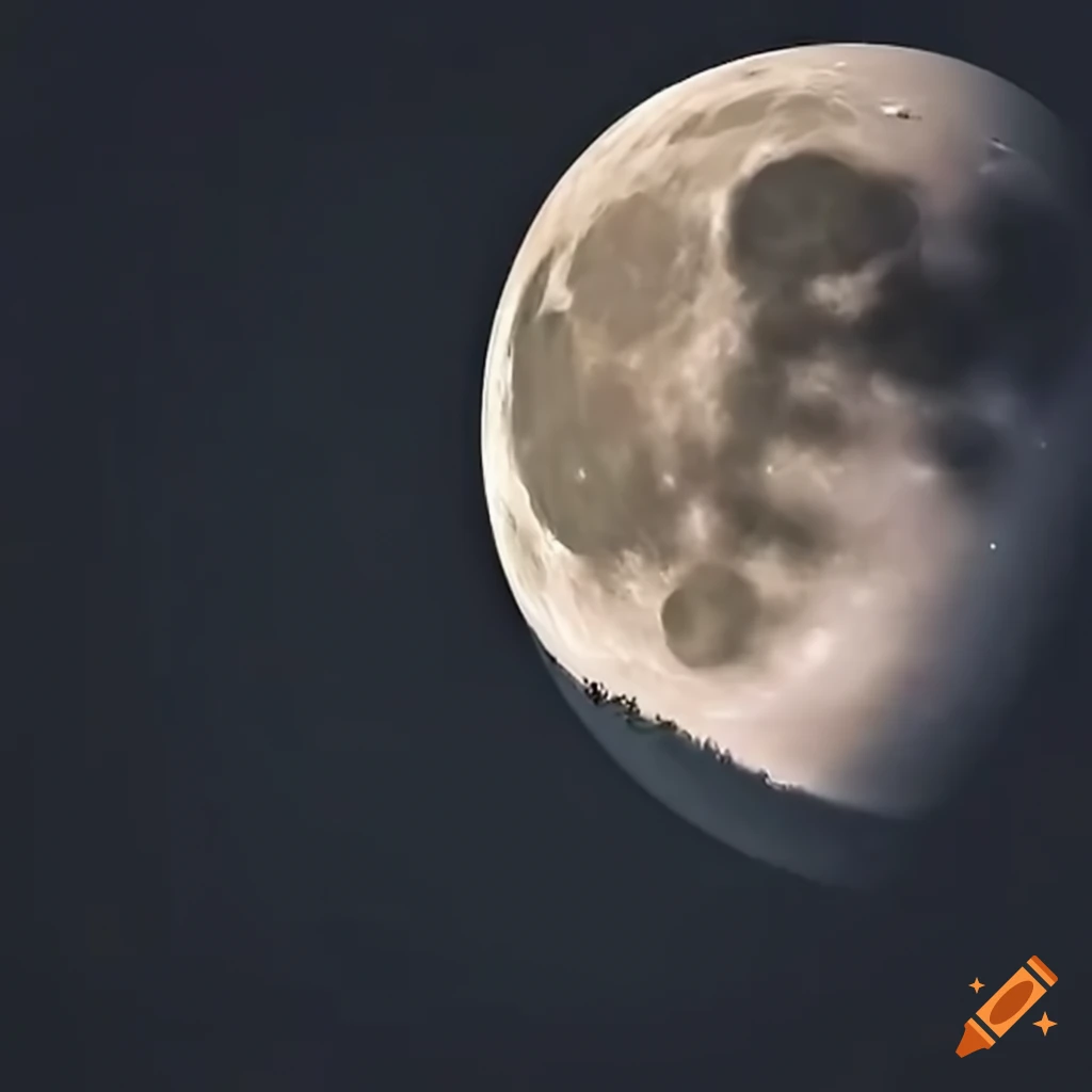 roller coaster ride through a moon-like landscape