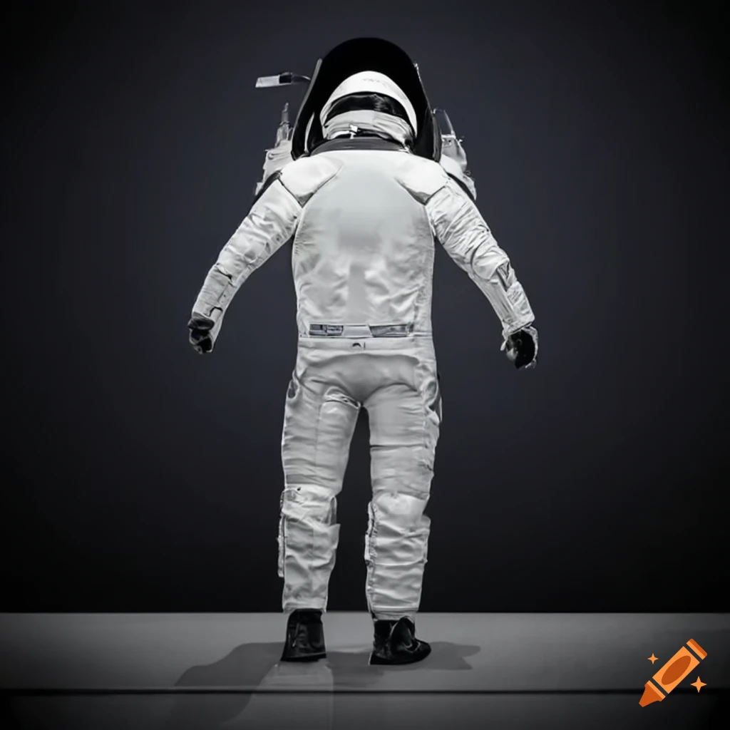 Generate an astronomer dressed in a futuristic astronaut costume. Standing  with his right hand stretched out as if he was supporting a planet  levitating above his hand. Witchout planet on hand.Show it