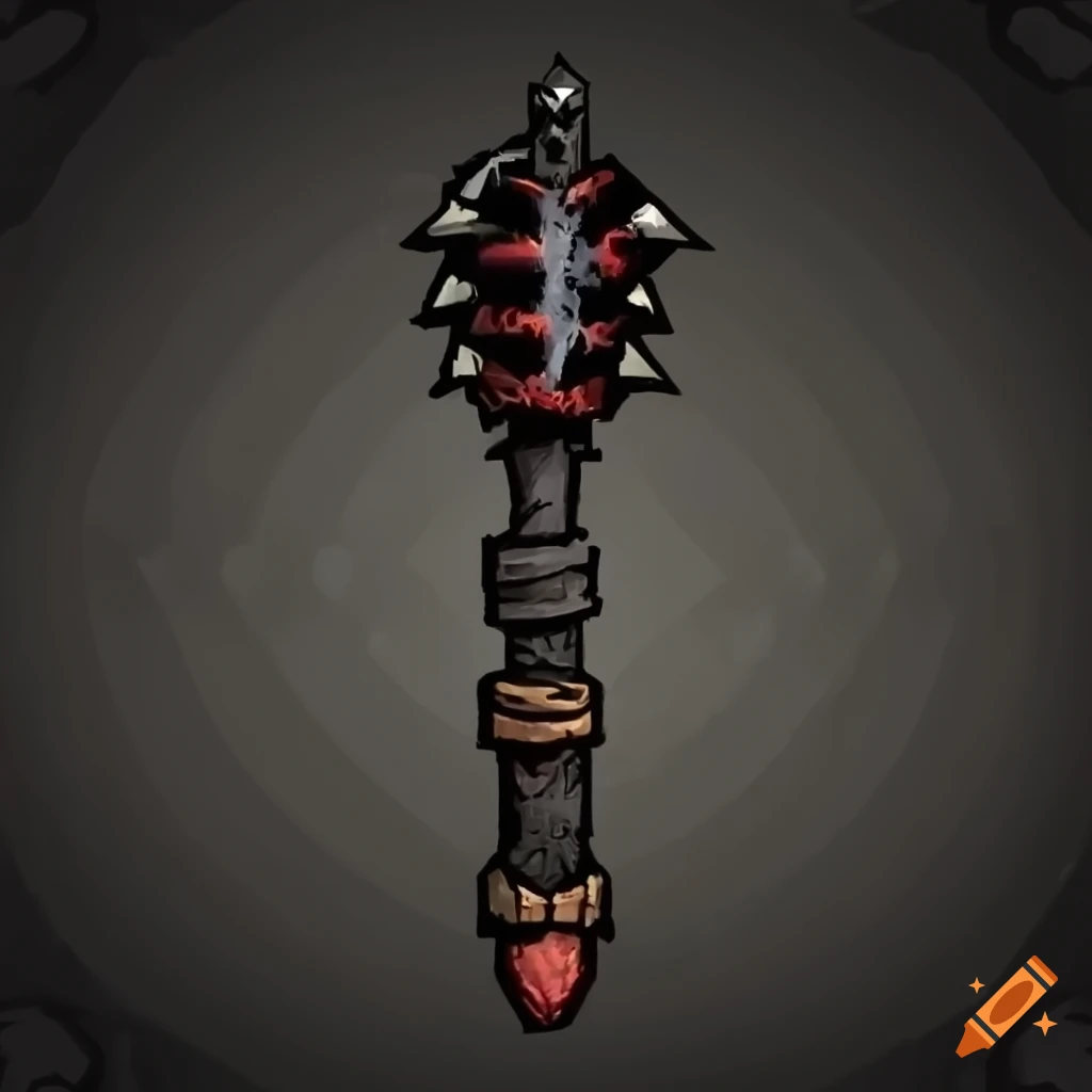 Image of a spiked mace from darkest dungeon