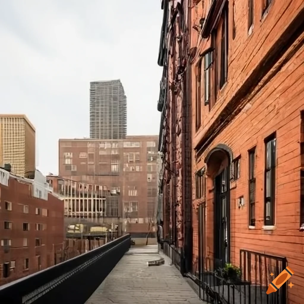 rooftop view in Bed-Stuy