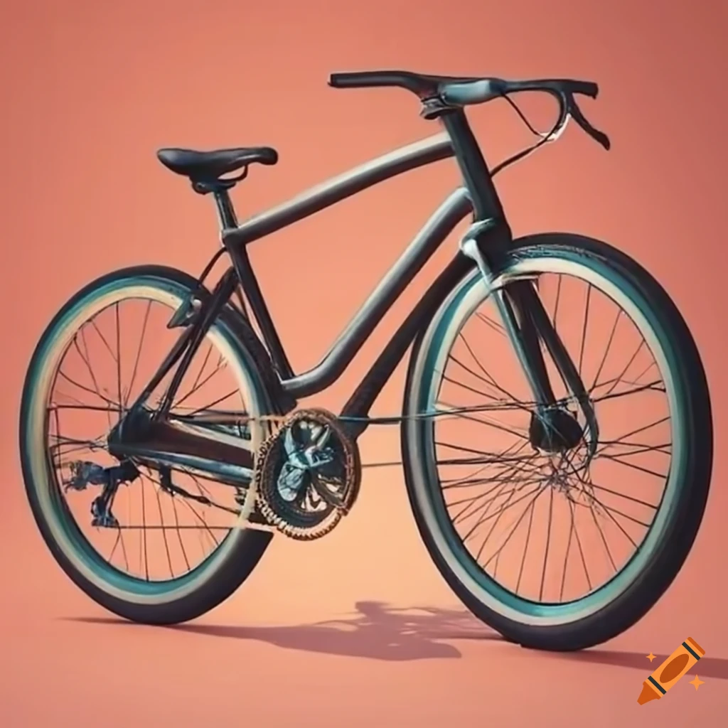 Bicycle On A Sunny Day