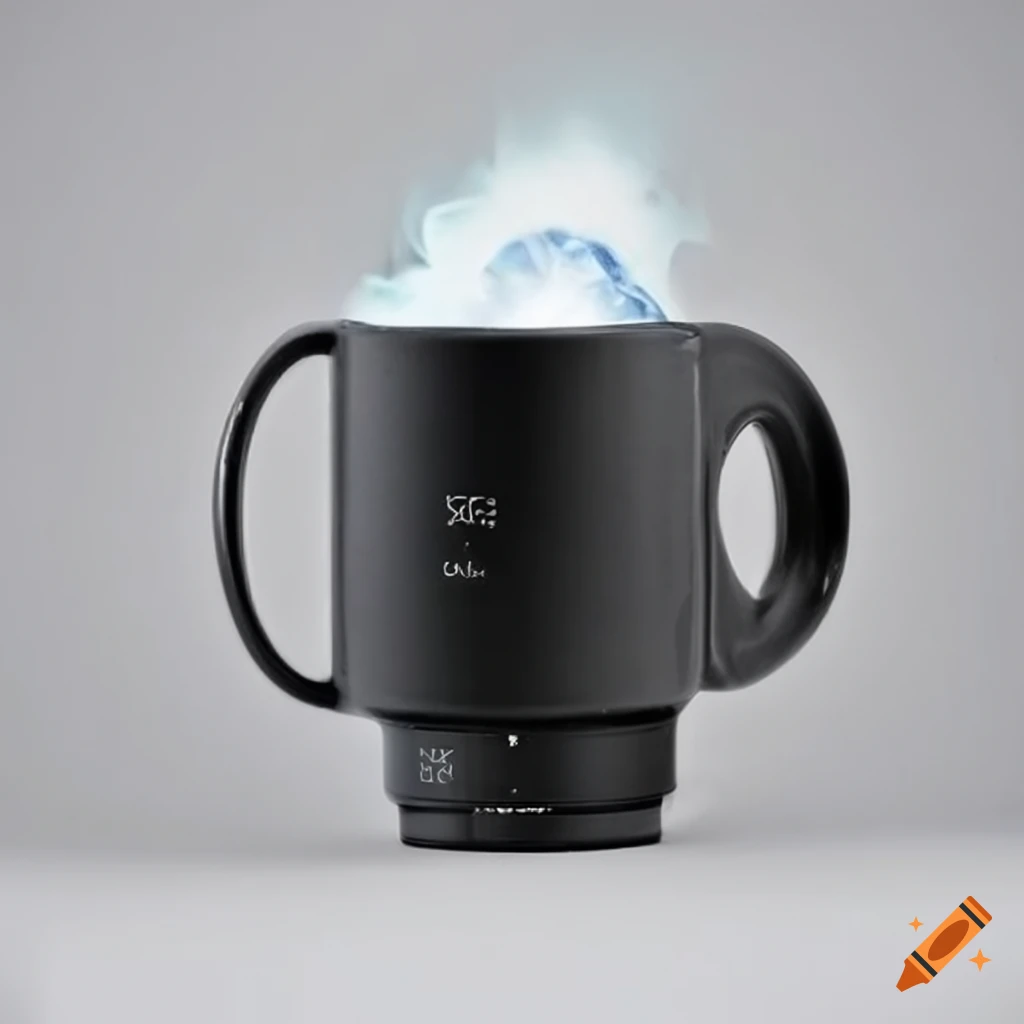 mug with an exploding star design