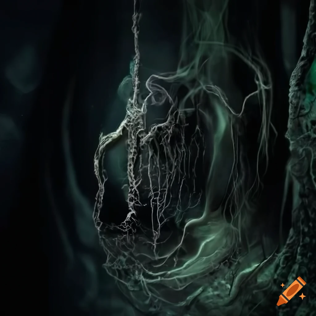 surreal artwork of a penguin with twisted elements
