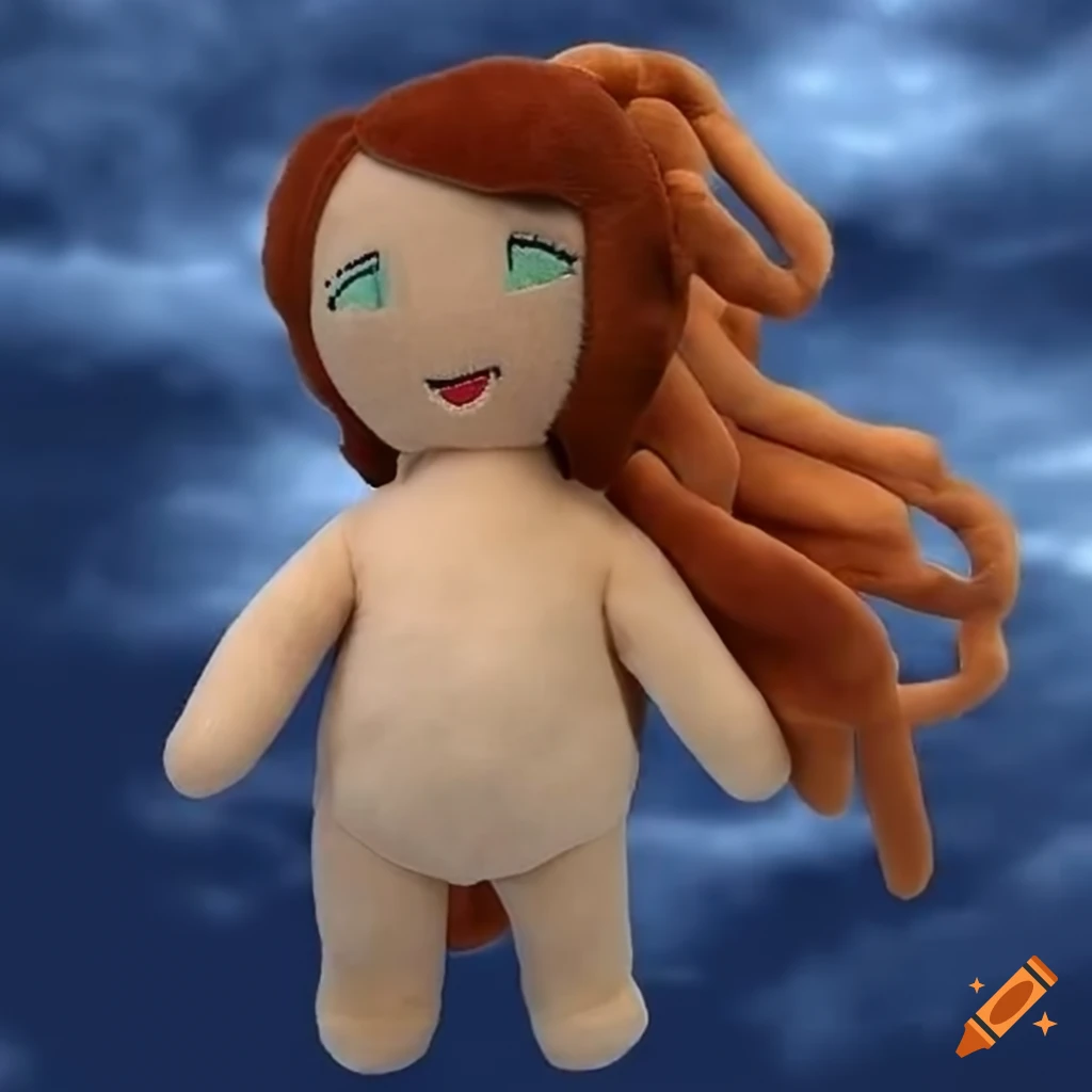 cute plushie of Botticelli's Birth of Venus