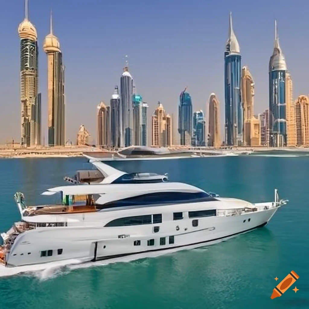 luxury yacht in Dubai