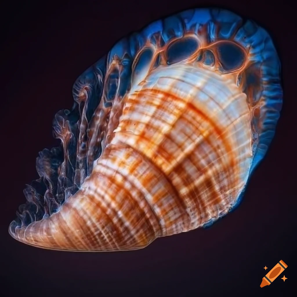 detailed fractal pattern resembling a sea shell