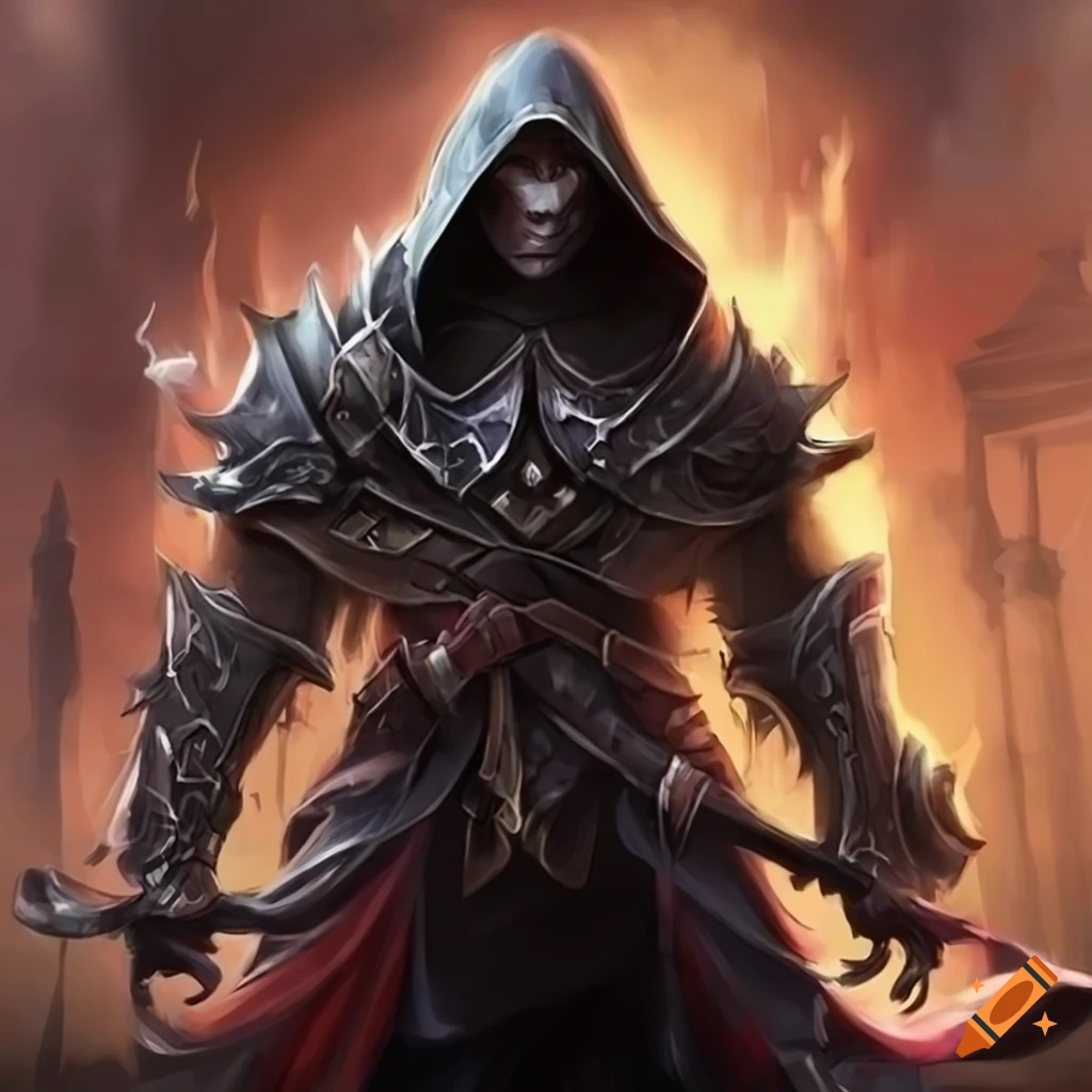 image of a master assassin in a fantasy setting