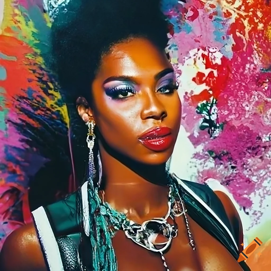 portrait-of-an-extravagant-black-woman-with-attitude-on-craiyon