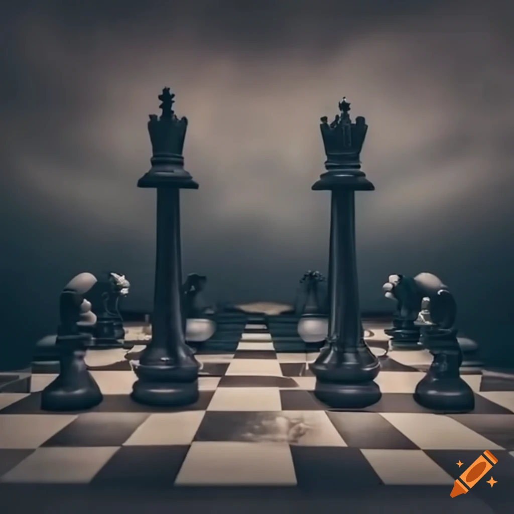 Chess Game Neon iPhone Wallpaper 4K - Wallpapers Download 2024