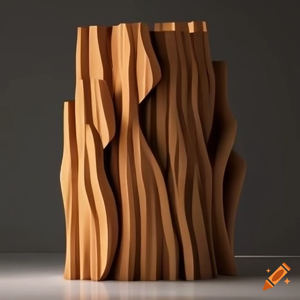 SIBUHUAU Motif géométrique de grain de bois rétro 3D salon en