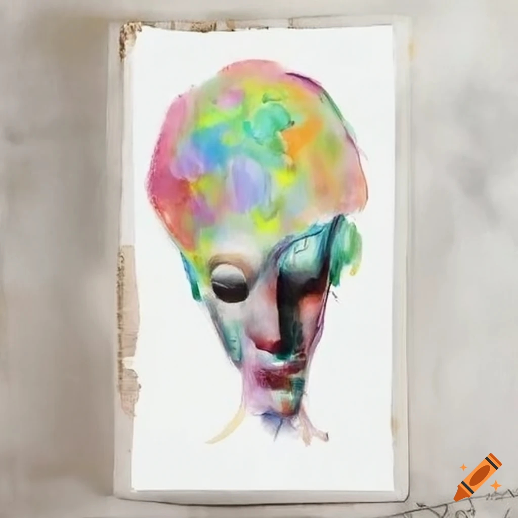 Surrealist painting titled 'the older the harder' on Craiyon