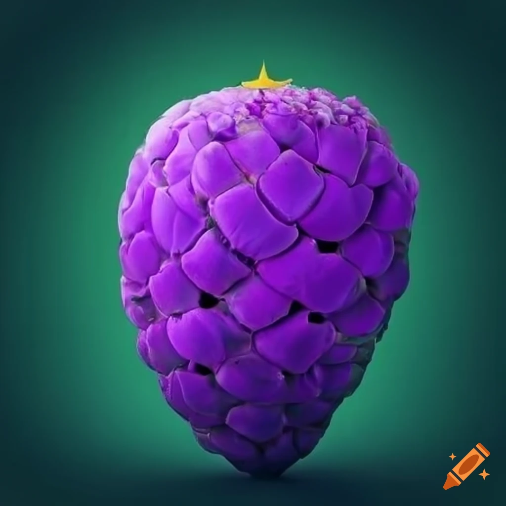 Image Of A Large Purple Fruit With Scales On Craiyon