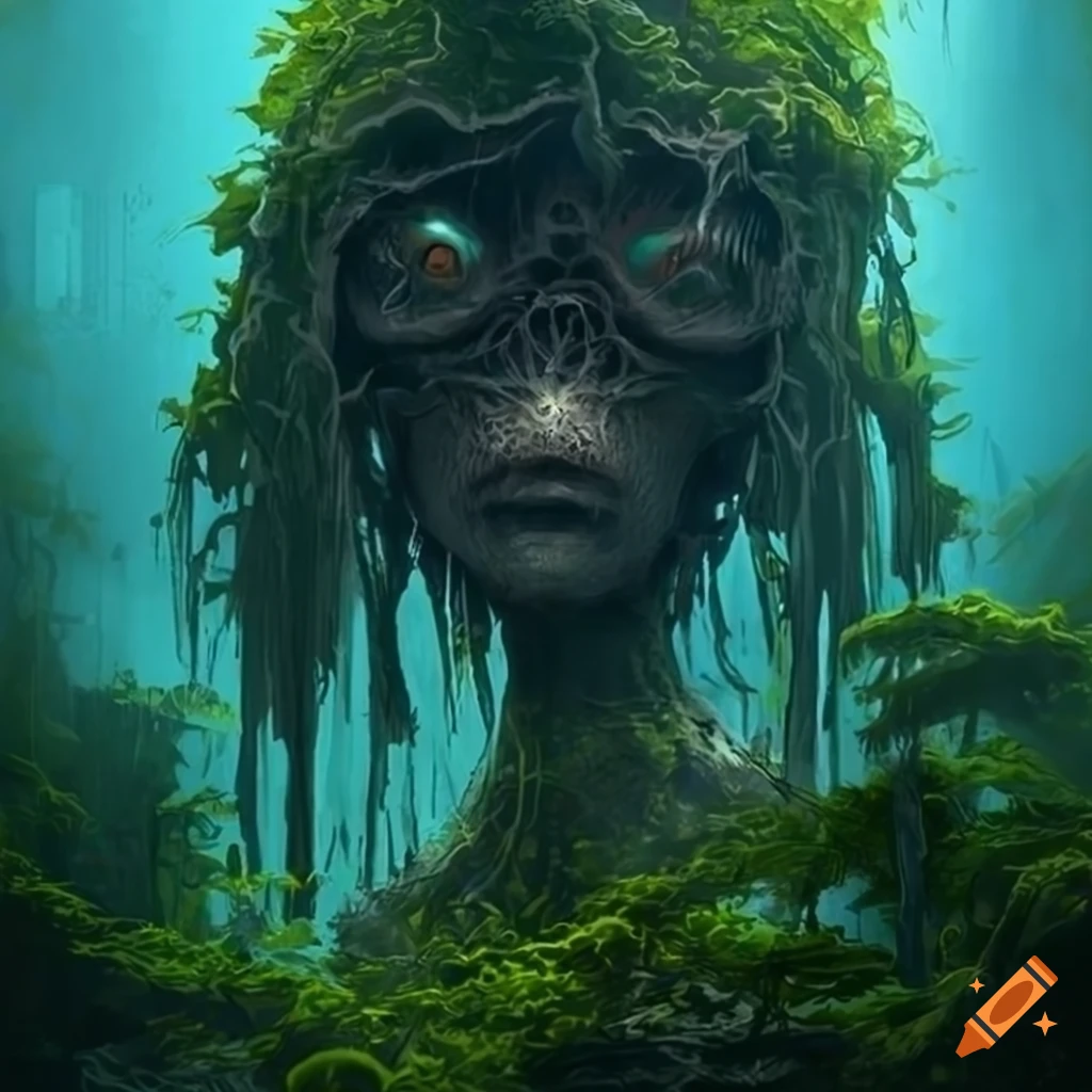 Dark Science Fiction Art Of Overgrown Nature On Craiyon dark-science-fiction-art-of-overgrown-nature-on-craiyon