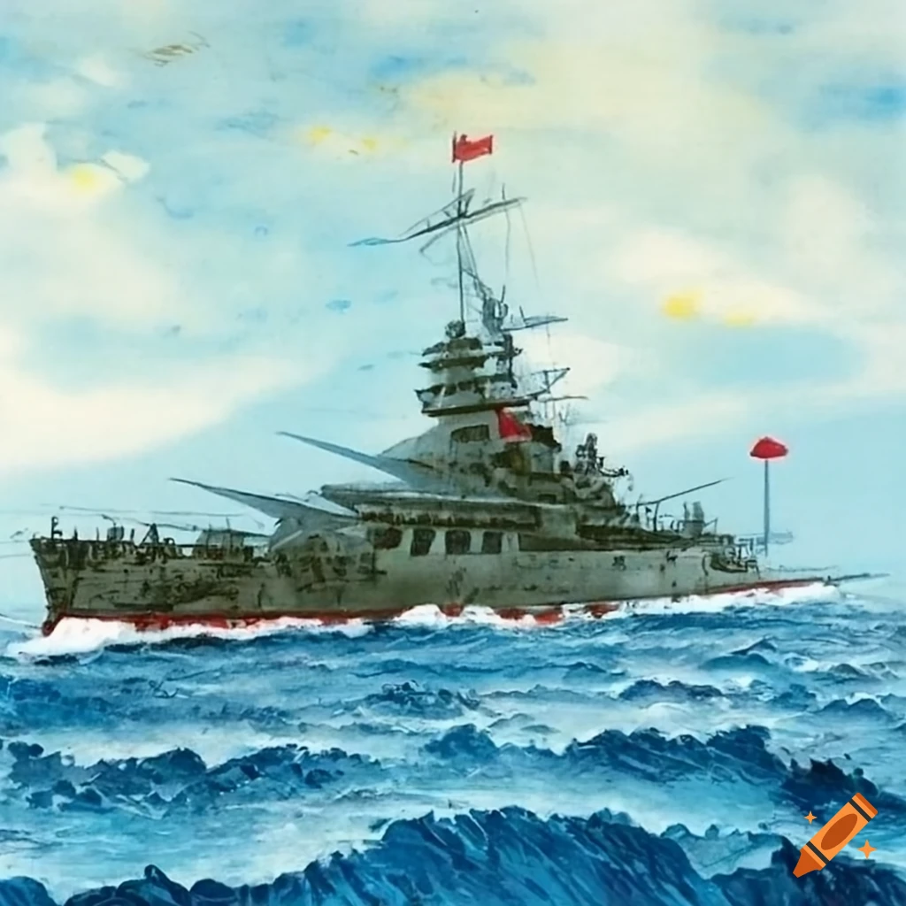 illustration of Japanese war machines during World War II