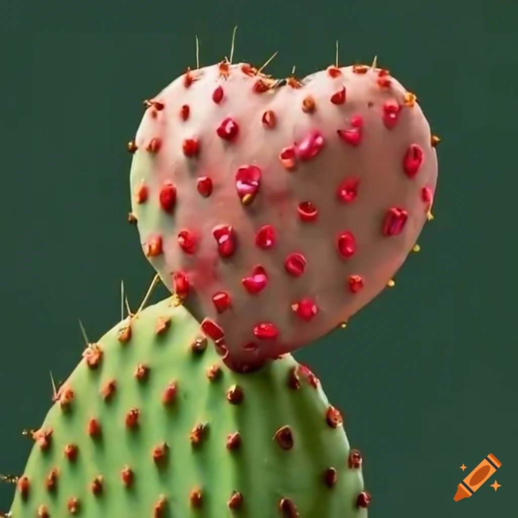 imagen de corazón de nopal