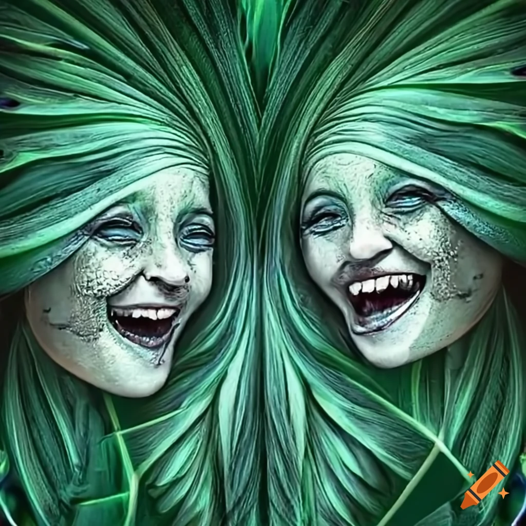 close up photo of laughing twins