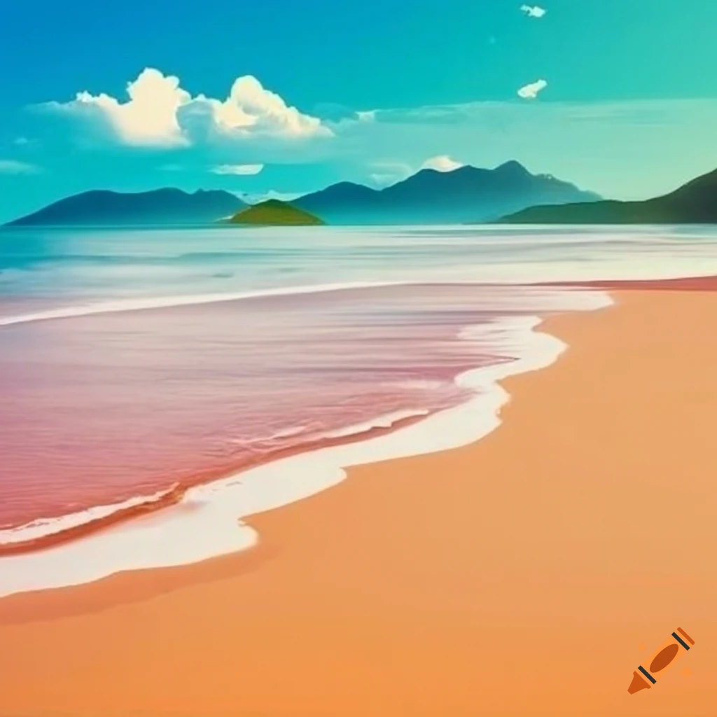 poster showcasing the vibrant colors of northeastern Brazil's beaches