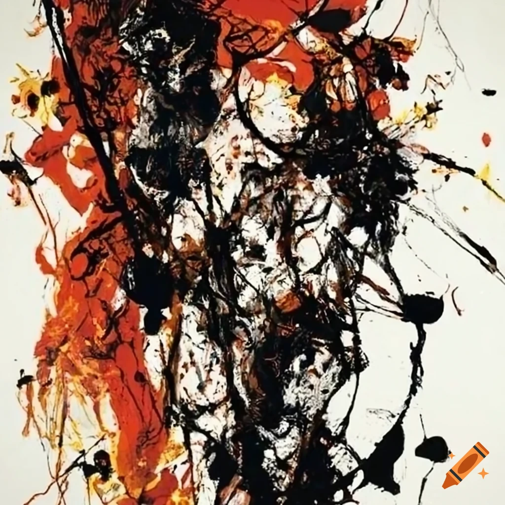 Abstract Expressionist Artwork By Jackson Pollock