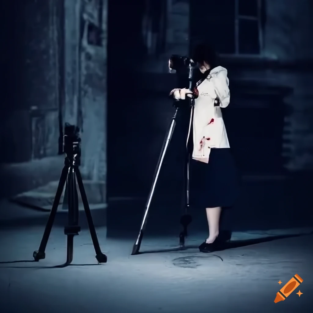 photographer investigator at a crime scene