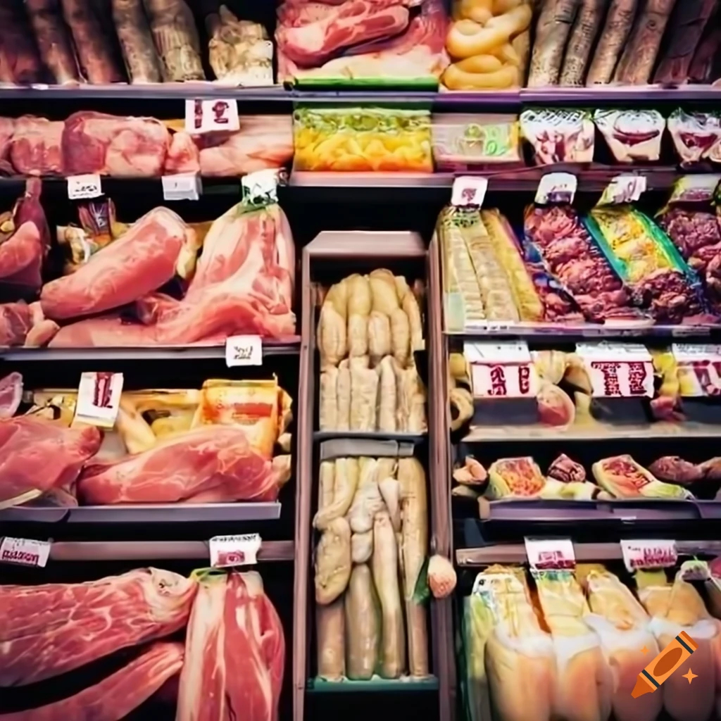 well-stocked grocery store with a variety of products