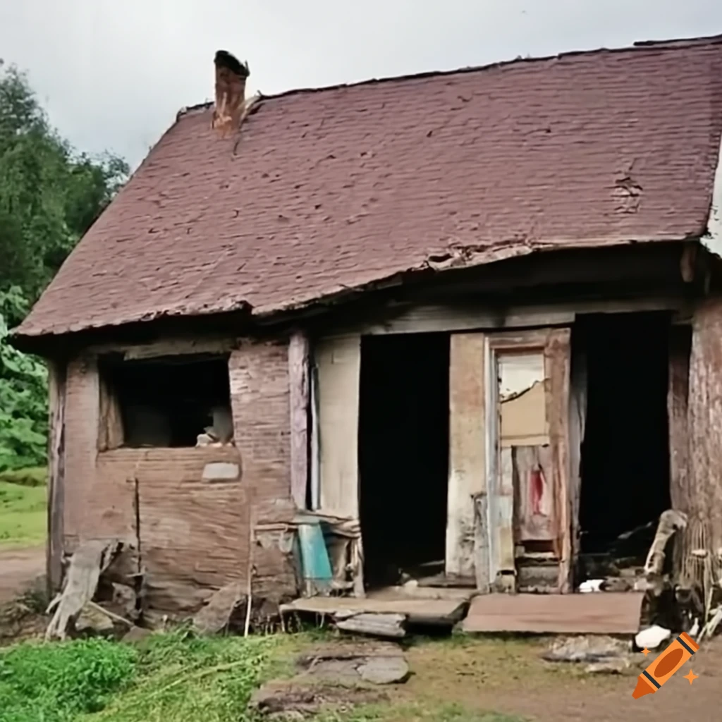 image depicting a poor house