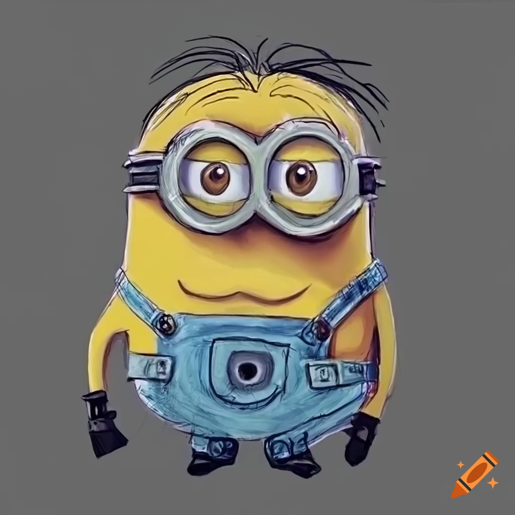 How to draw a minion – Drawing Factory