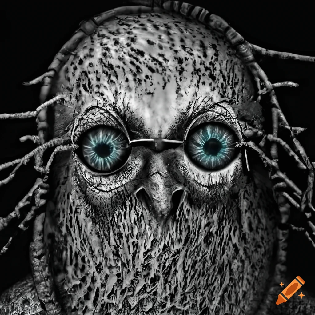 surreal artwork with a penguin and various elements