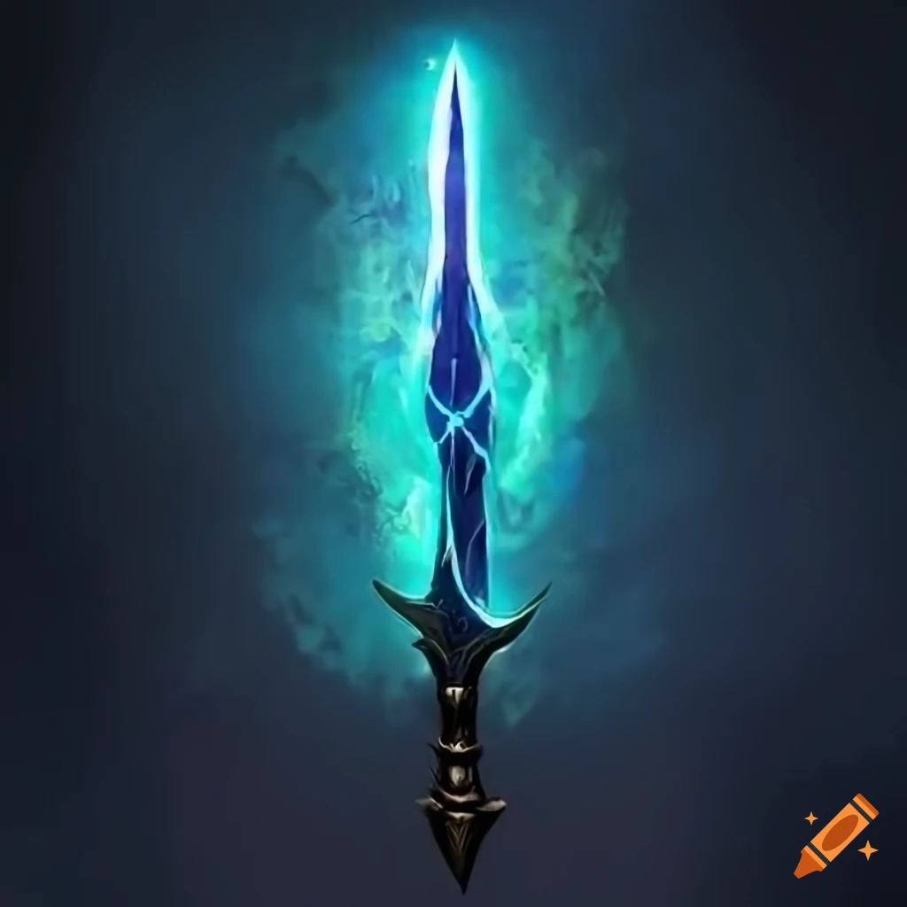 The dark blade (magic sword)