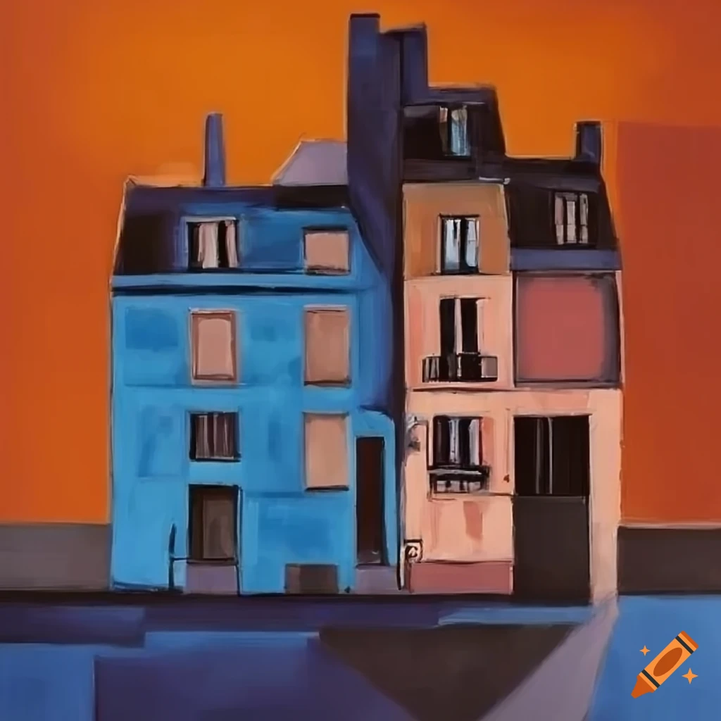 Juan Gris s Painting Of Houses In Paris On Craiyon
