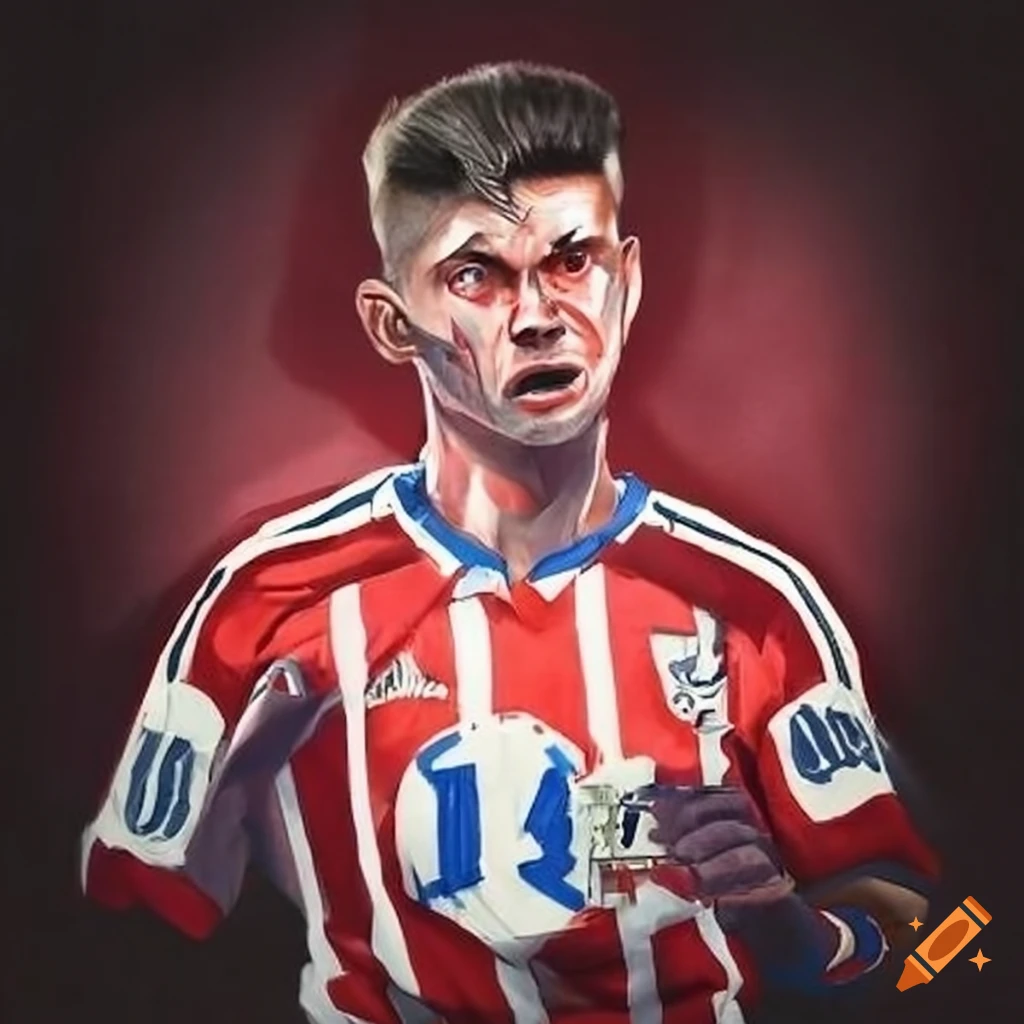 Image depicting kits and players in a game on Craiyon