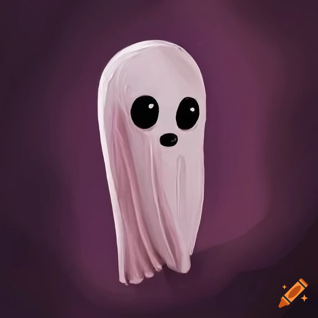 Cute ghost illustration