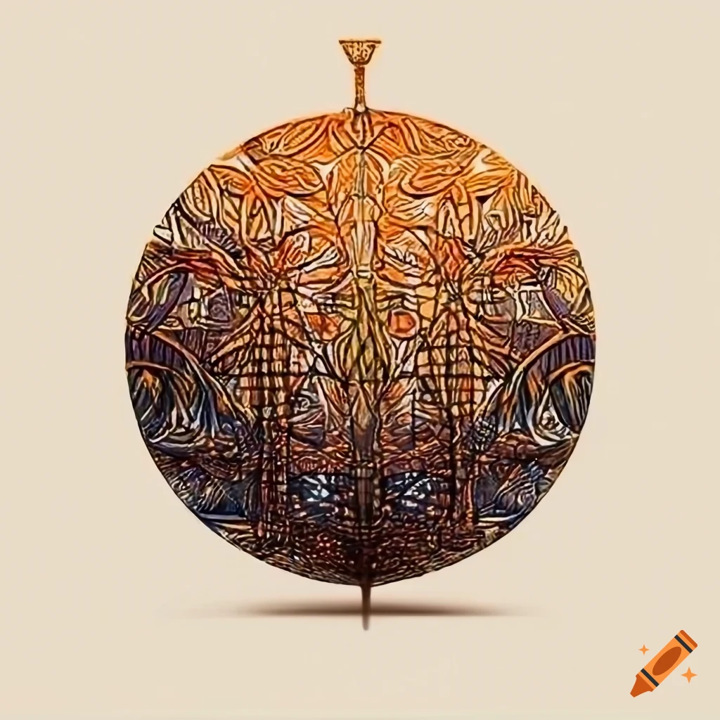 geometric African design wallpaper