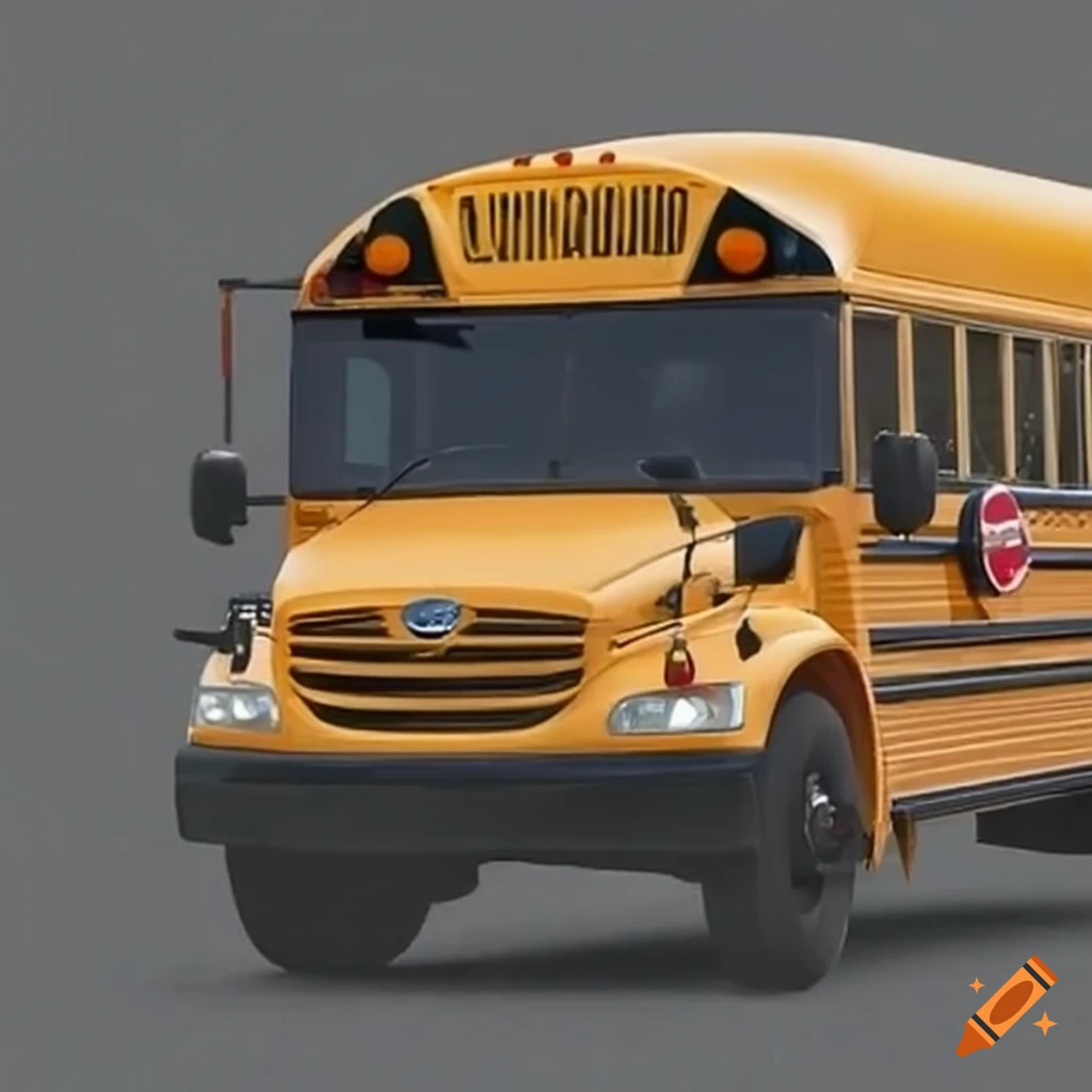 person running away from a school bus
