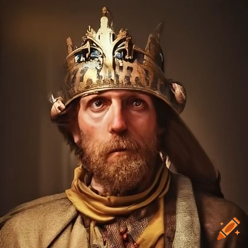 Medieval man in costume on Craiyon