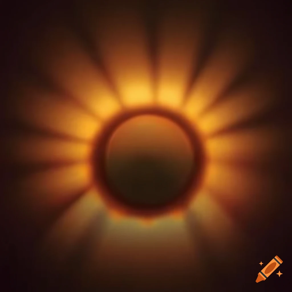 captivating sun rays through a cylinder lens