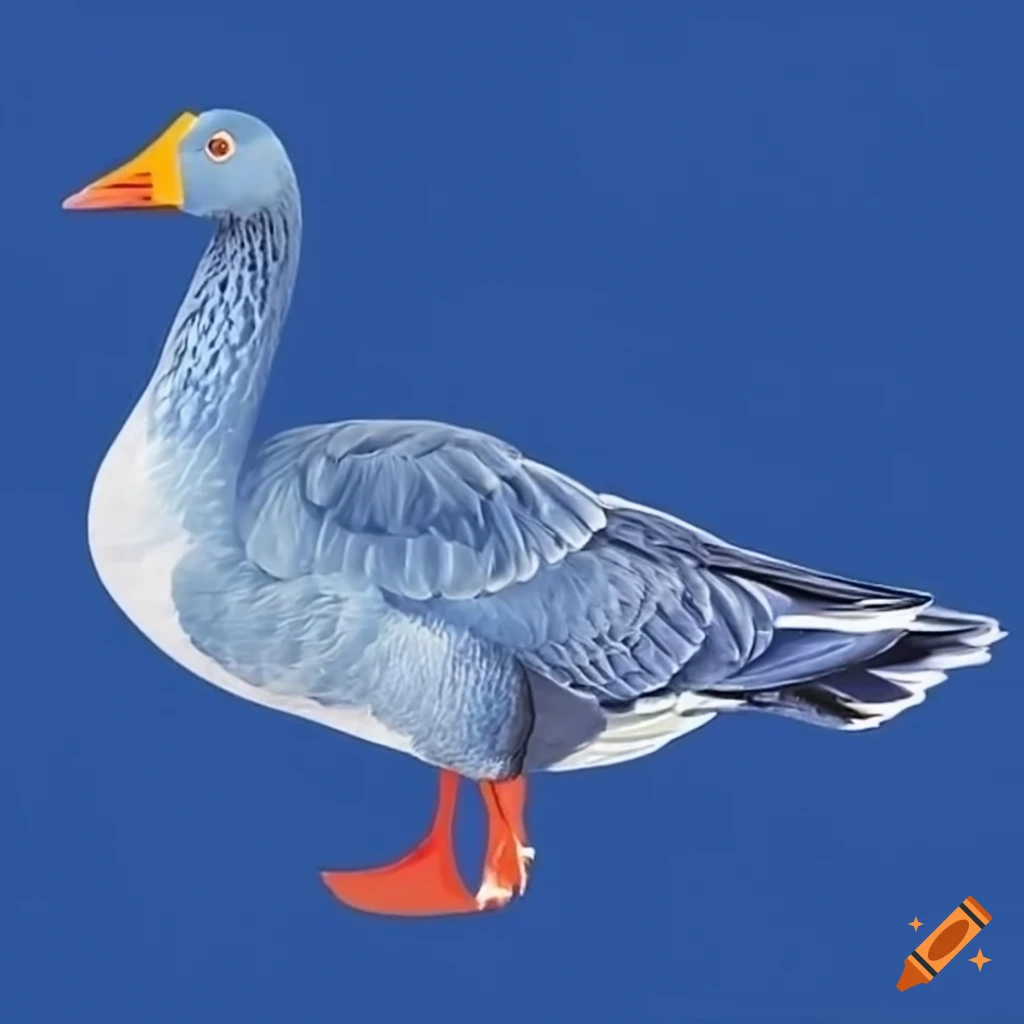Image of a blue goose