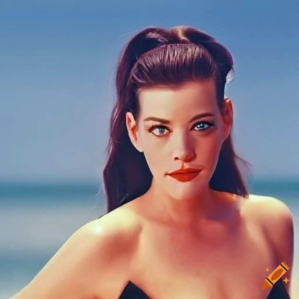 Retro Image Of Liv Tyler At The Beach On Craiyon Retro image of liv tyler at the beach on craiyon